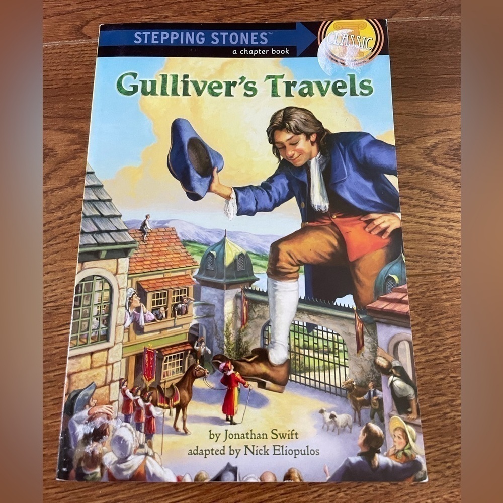 Classic Stepping Stones: Gulliverβs travels by: Jonathan Swift paperback book